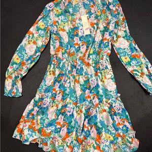 Floral Long Sleeve Dress
